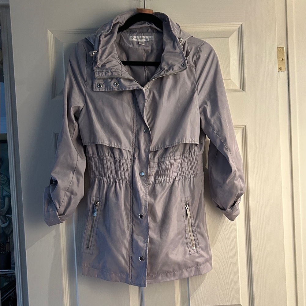 Via Spiga Women's Light Gray Utility Jacket